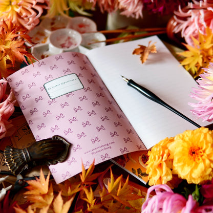 Carnet botanique fruits bordeaux