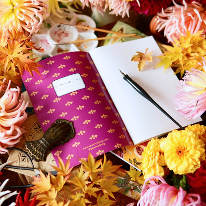 Carnet botanique fruits ocre