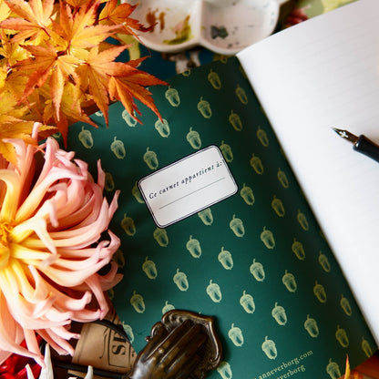 Carnet botanique légumes sauge