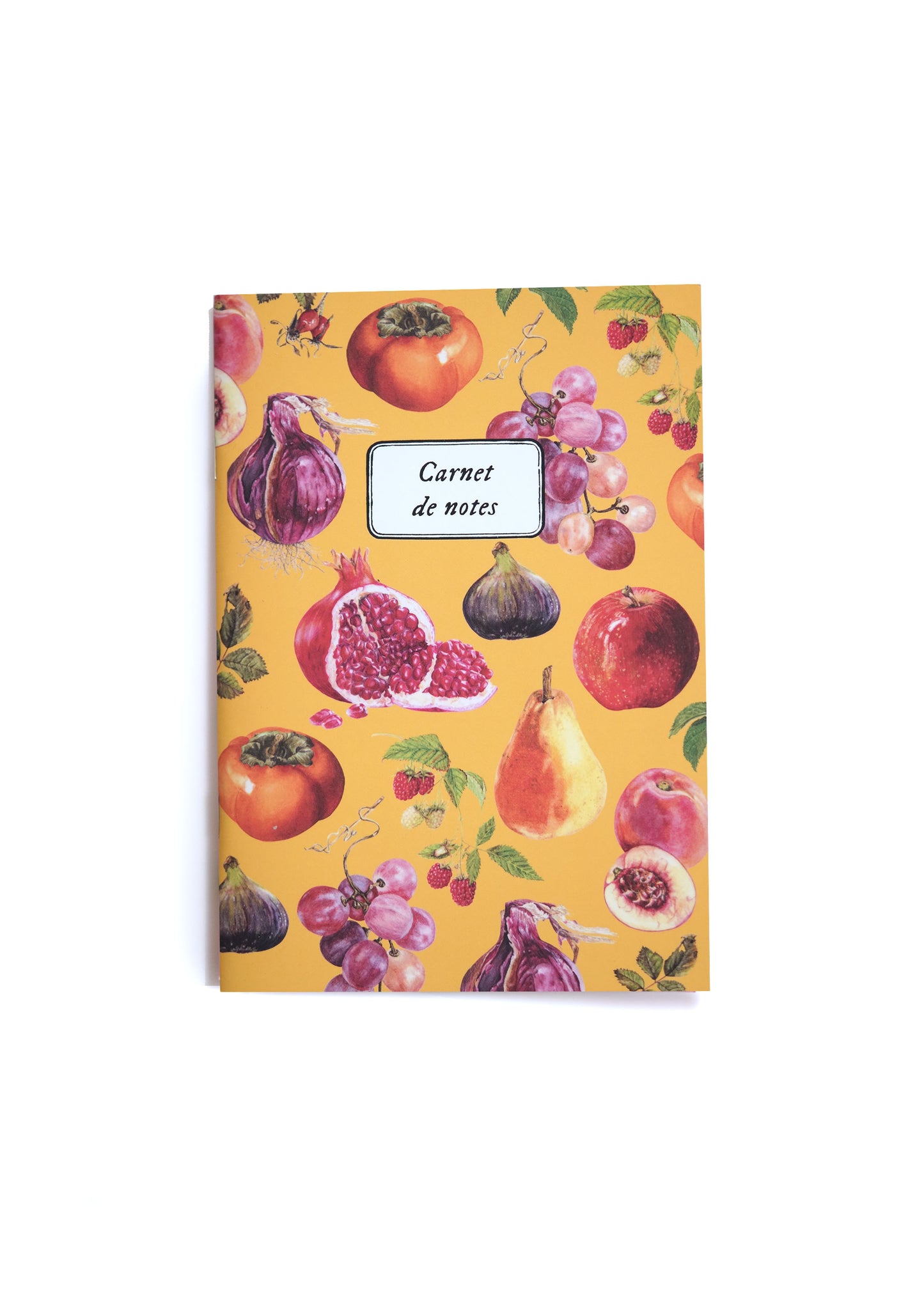 Carnet botanique fruits ocre