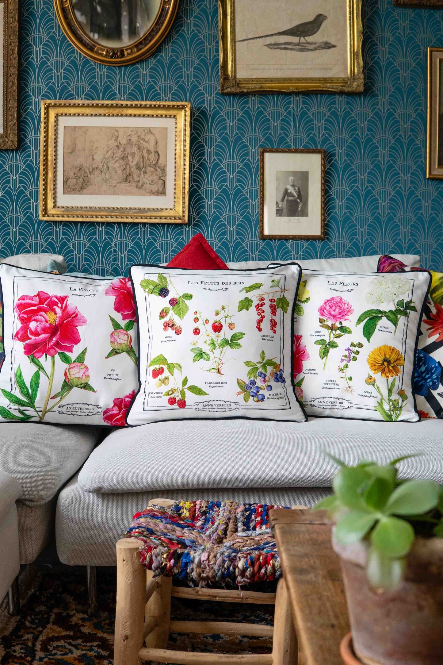 Coussin Fruits des bois