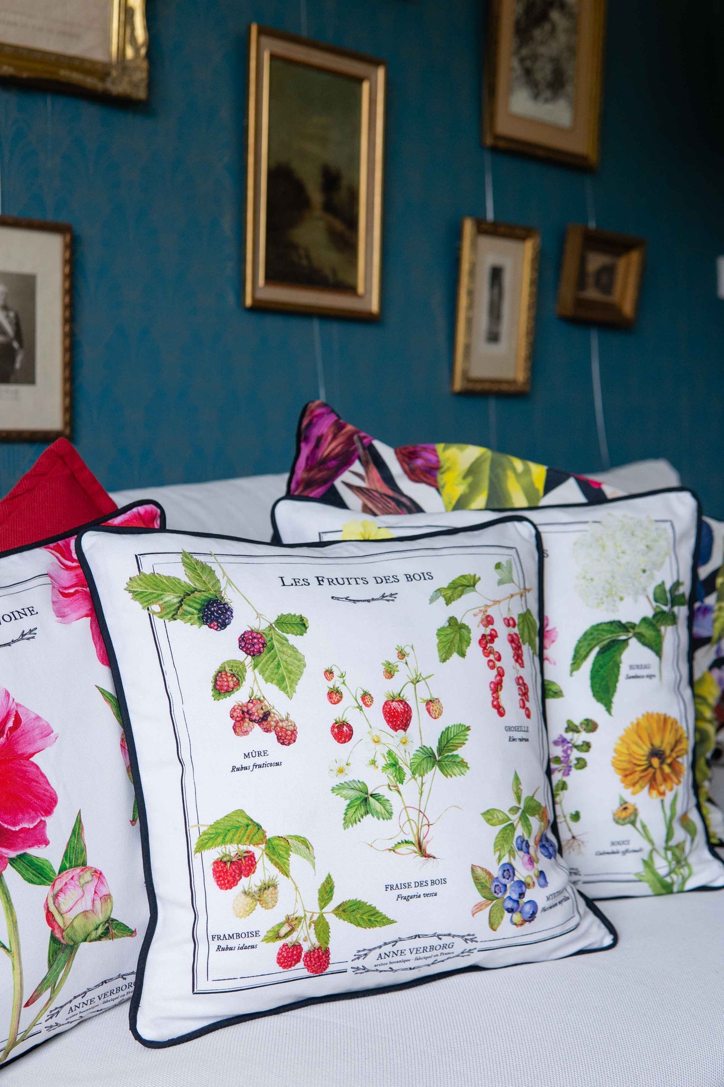 Coussin Fruits des bois