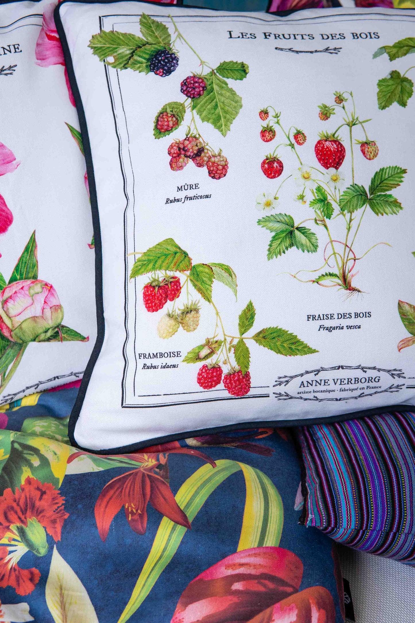 Coussin Fruits des bois