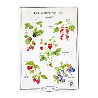 Torchon Fruits des bois