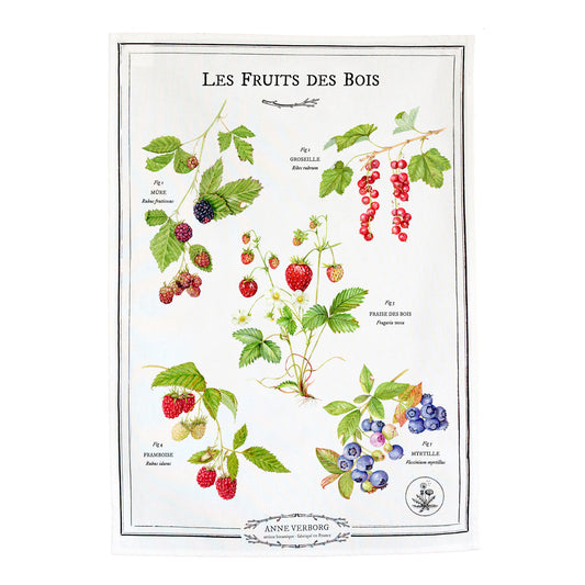 Torchon Fruits des bois