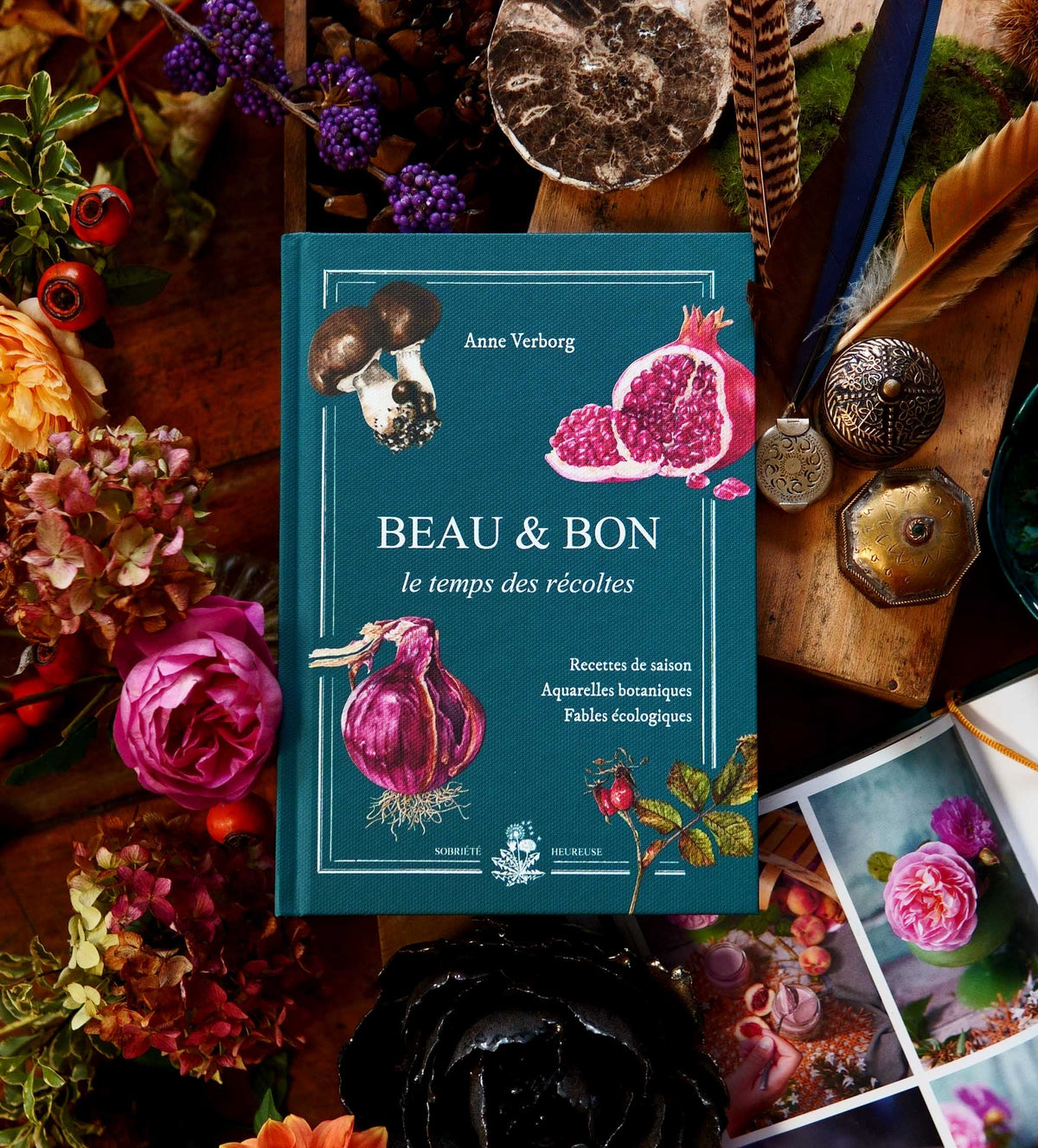 livre BEAU & BON le temps des récoltes