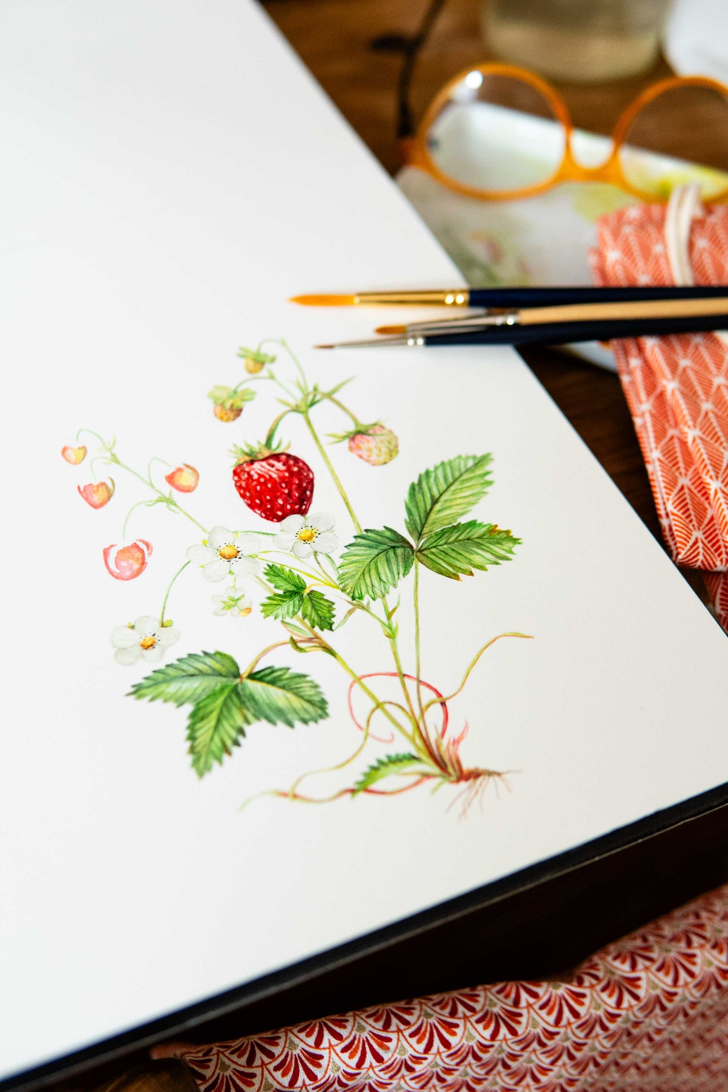 Coussin Fruits des bois